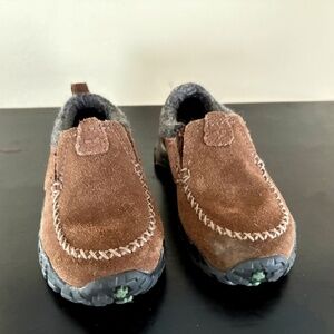 Timberland x Smartwool kids suede shoes, wool lined; size 8